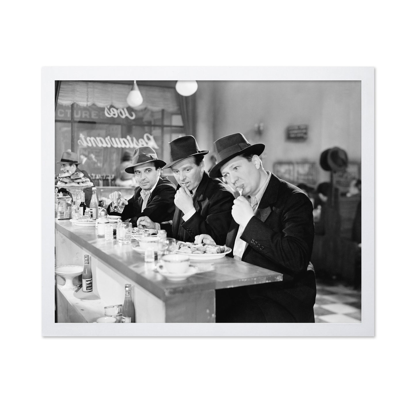 Diner Scene 1940s
