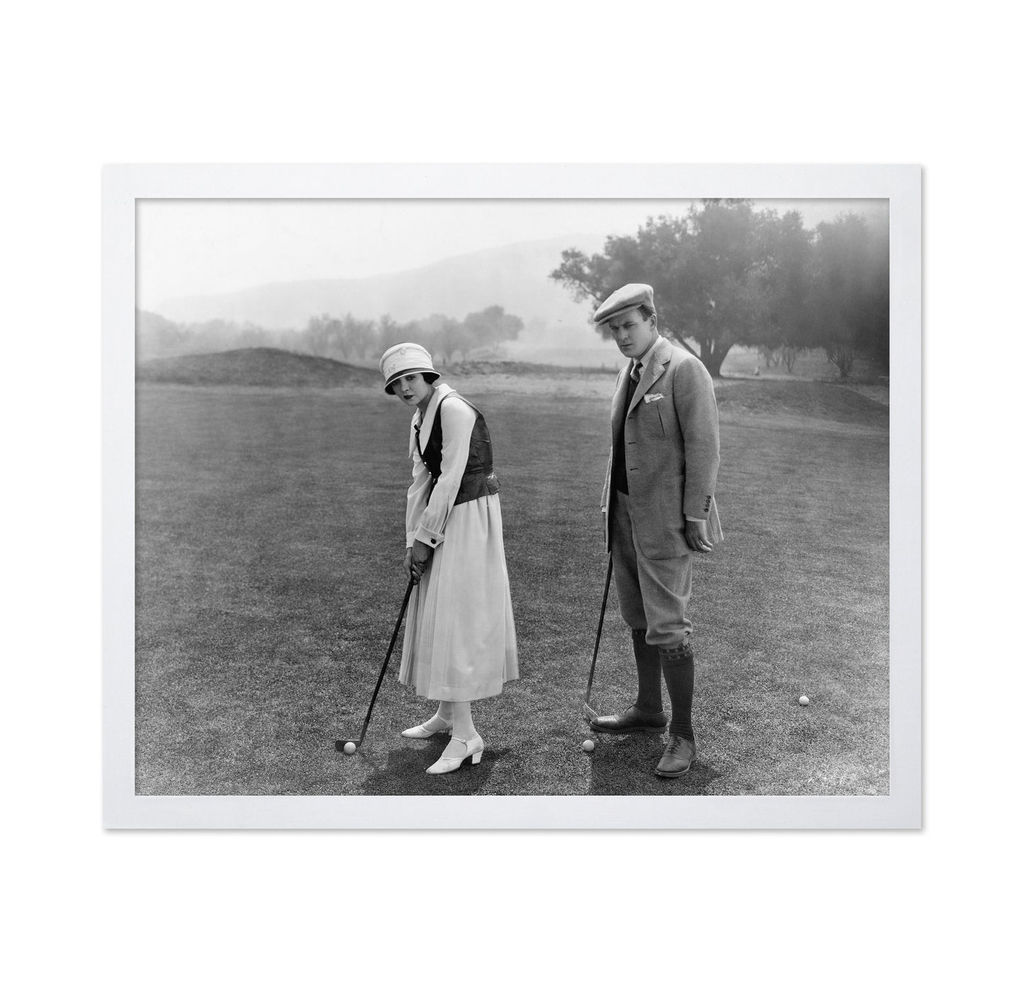 Golf Couple 1920s