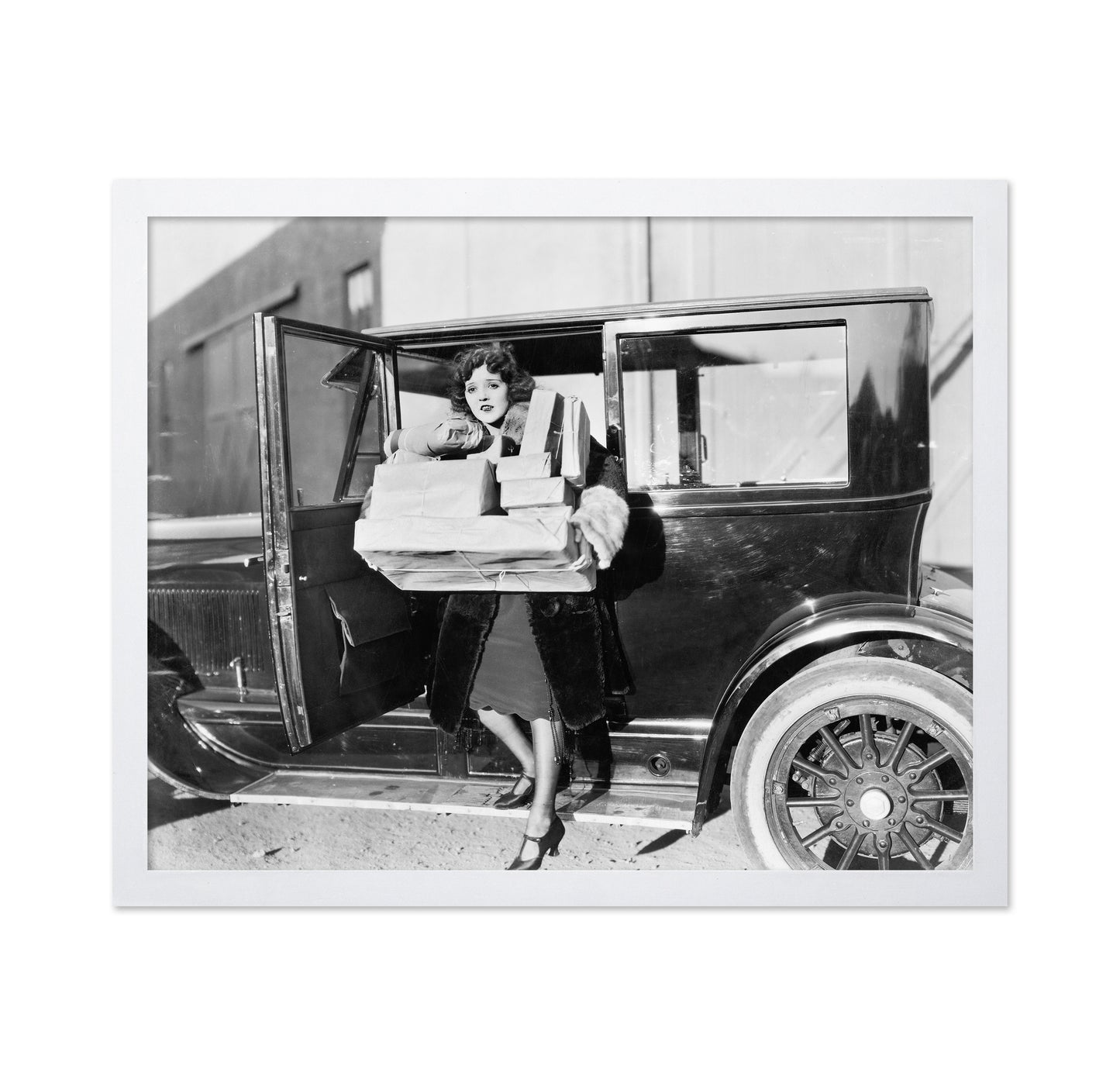 Vintage Shopping Scene