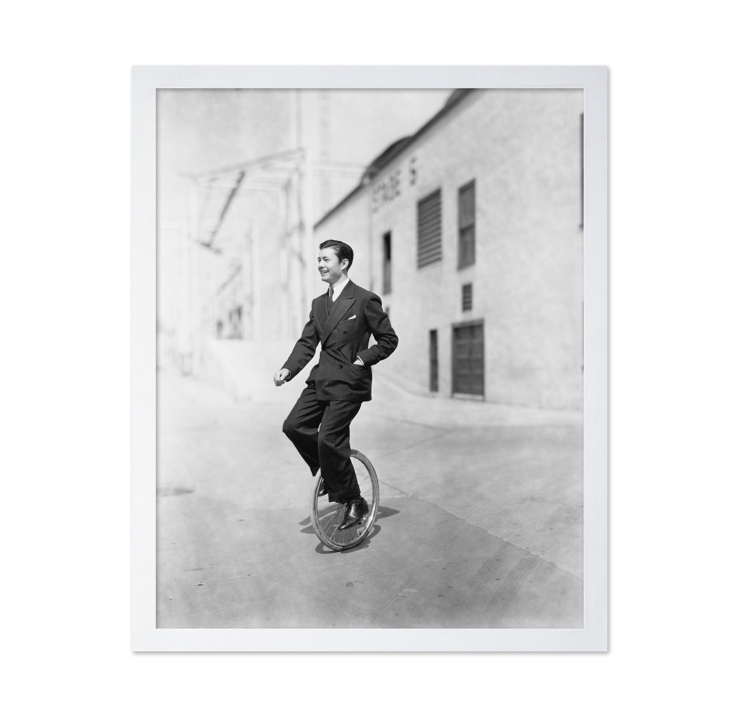 Unicycle Rider 1930s