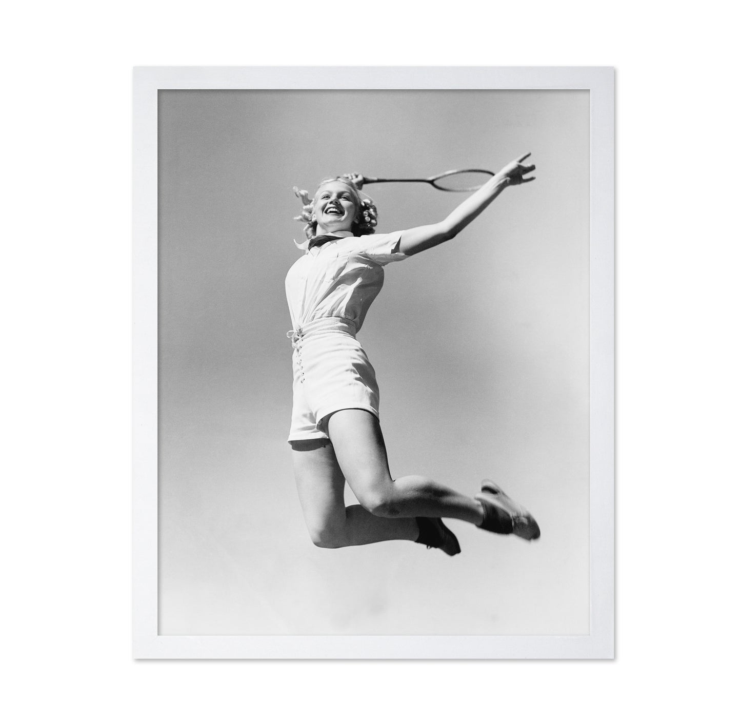 Woman with Tennis Racket 1930