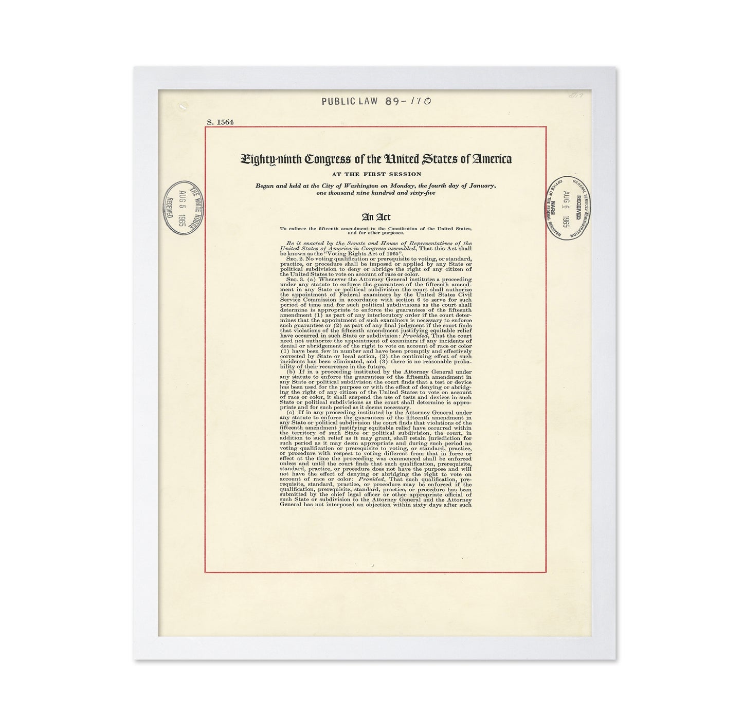 Voting Rights Act 1965