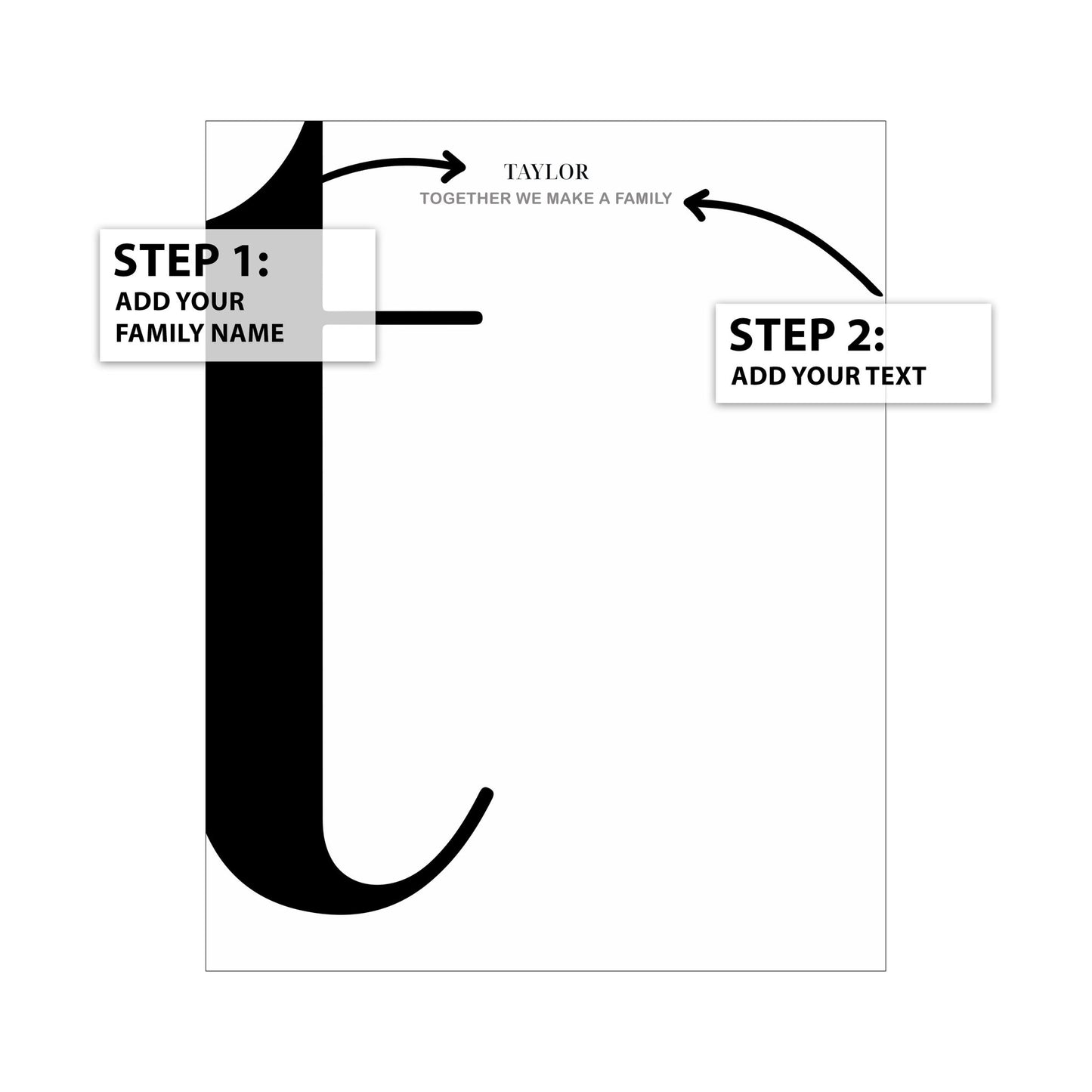 Letter T - Name