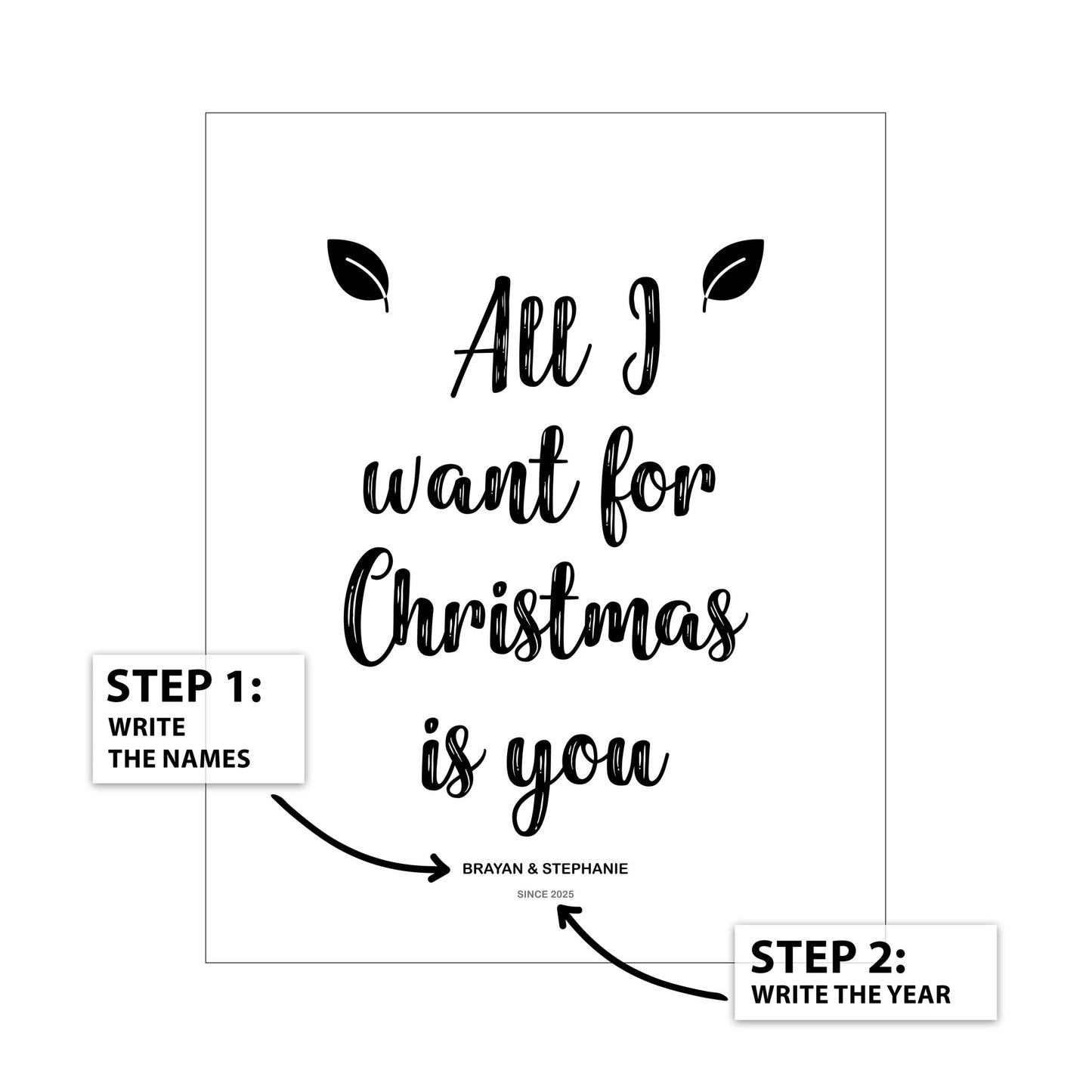 All I Want For Christmas Personal