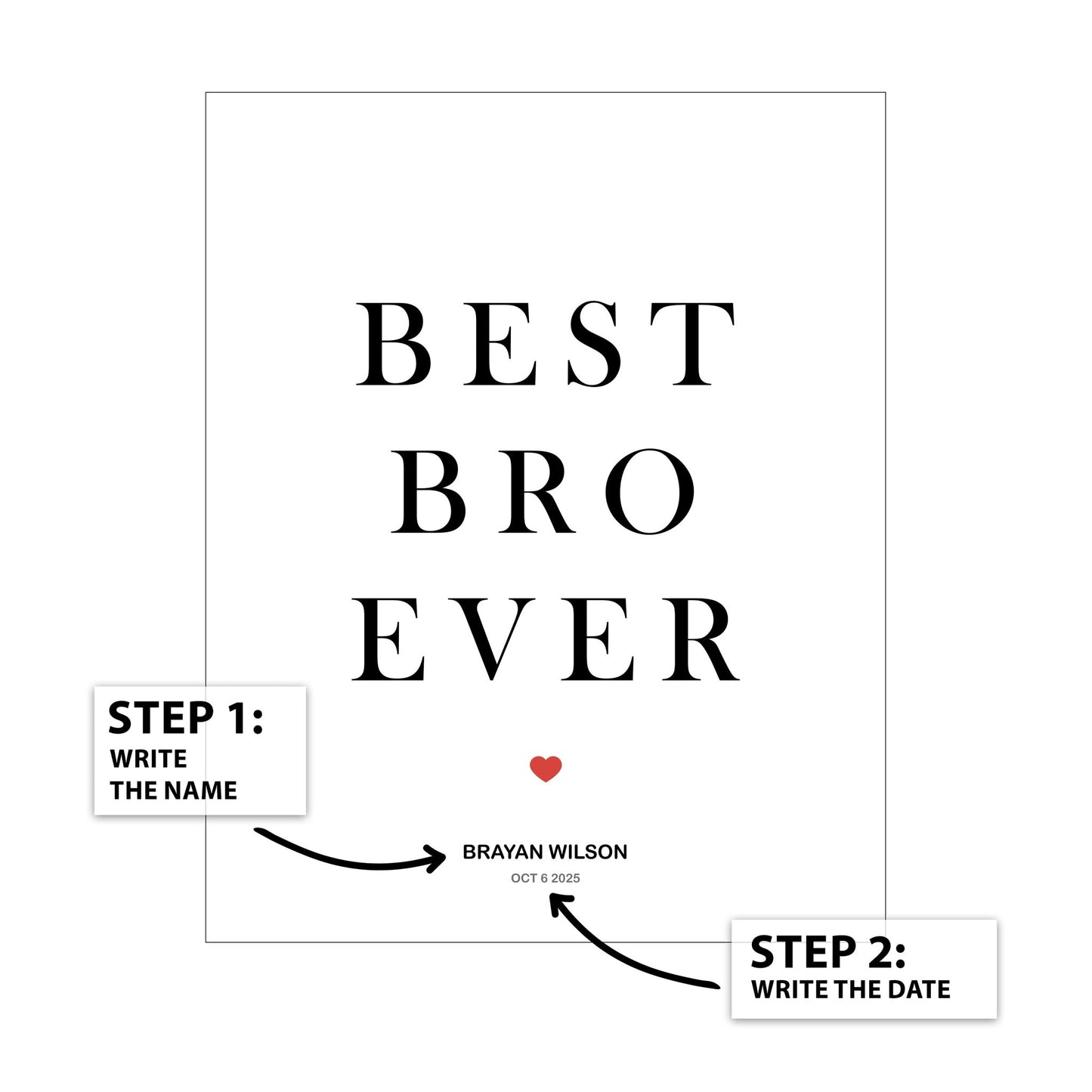 Custom Best Bro Ever