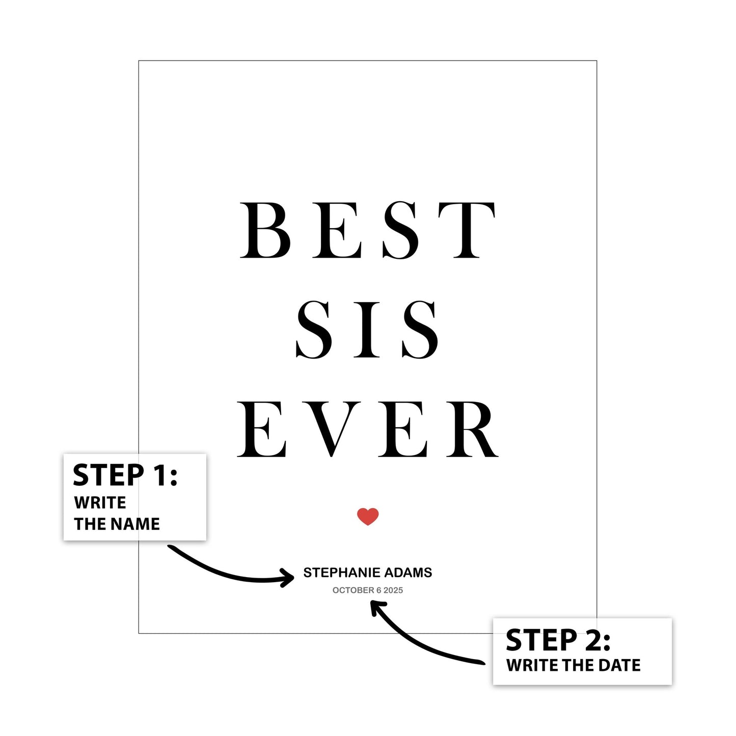 Best Sis Ever Personal