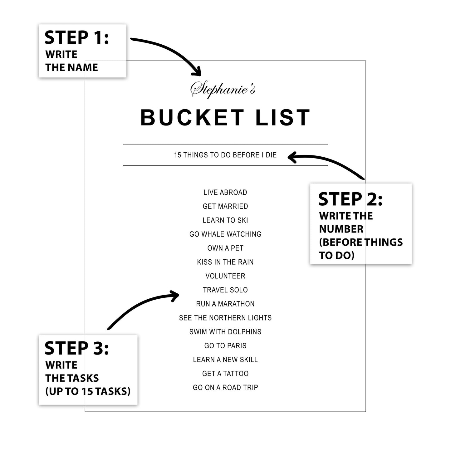 Bucket List
