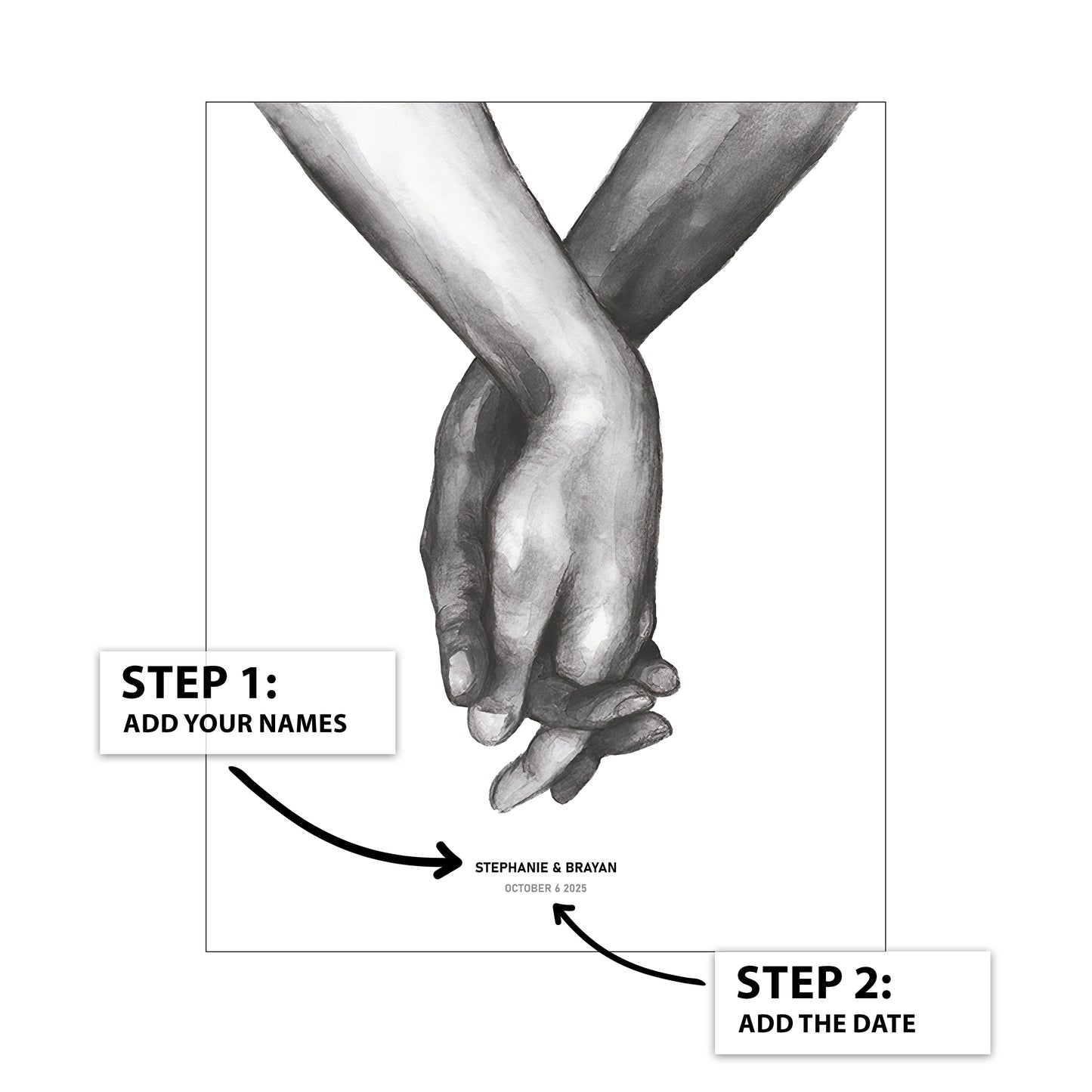 Watercolor Hands Personal