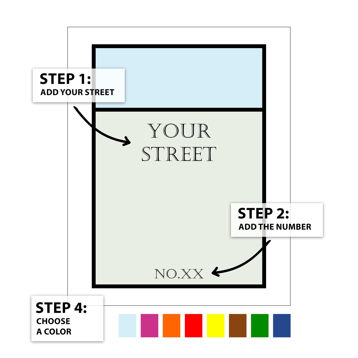 Monopoly Street Name Personal