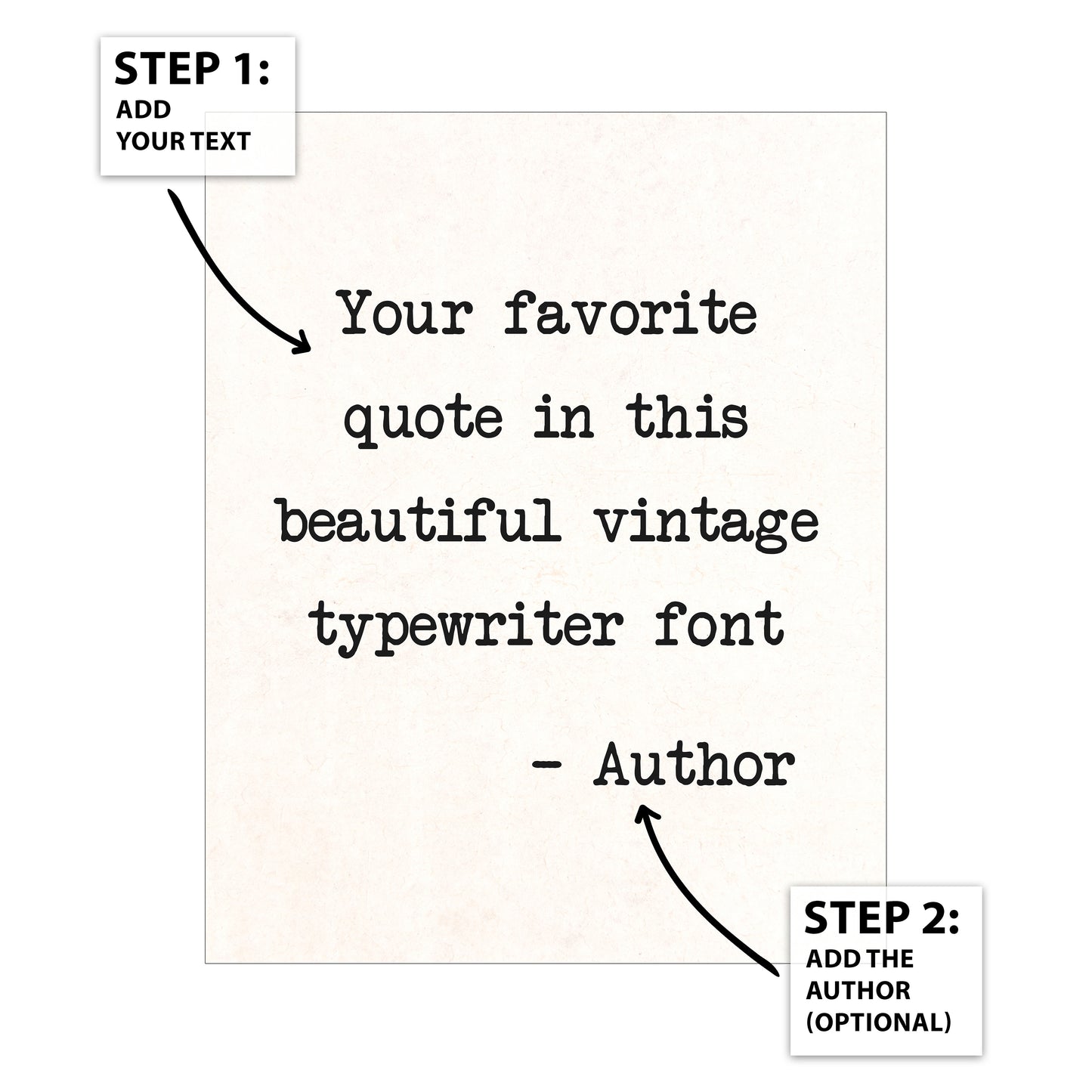 Quotes in Typewriter Font