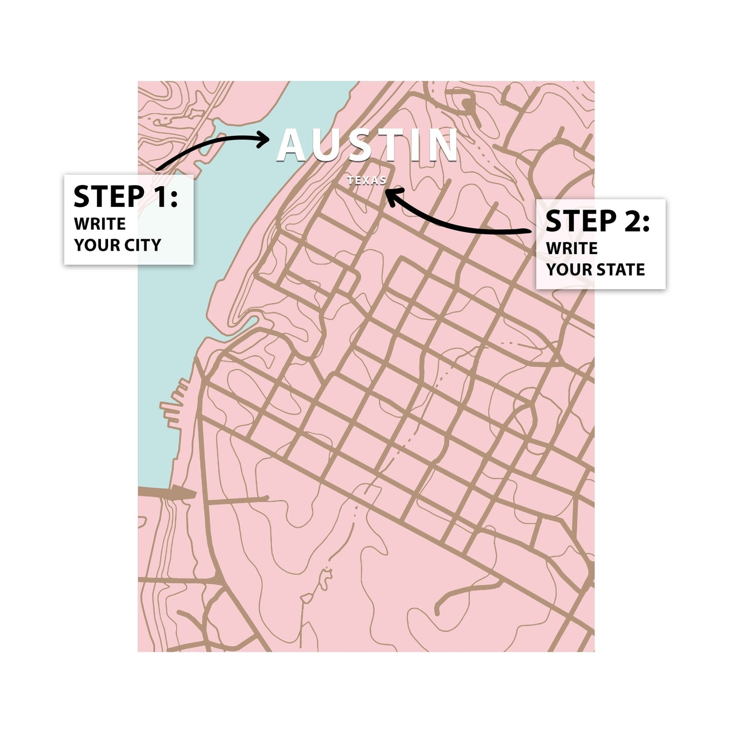Pink City Map
