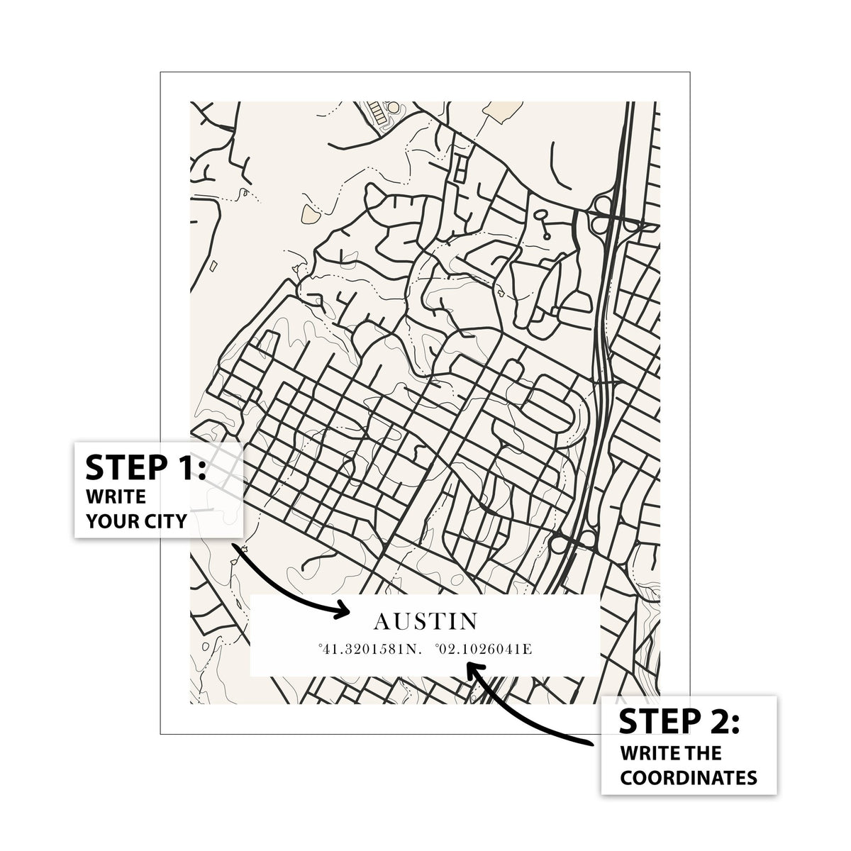 City Map Coordinates No1