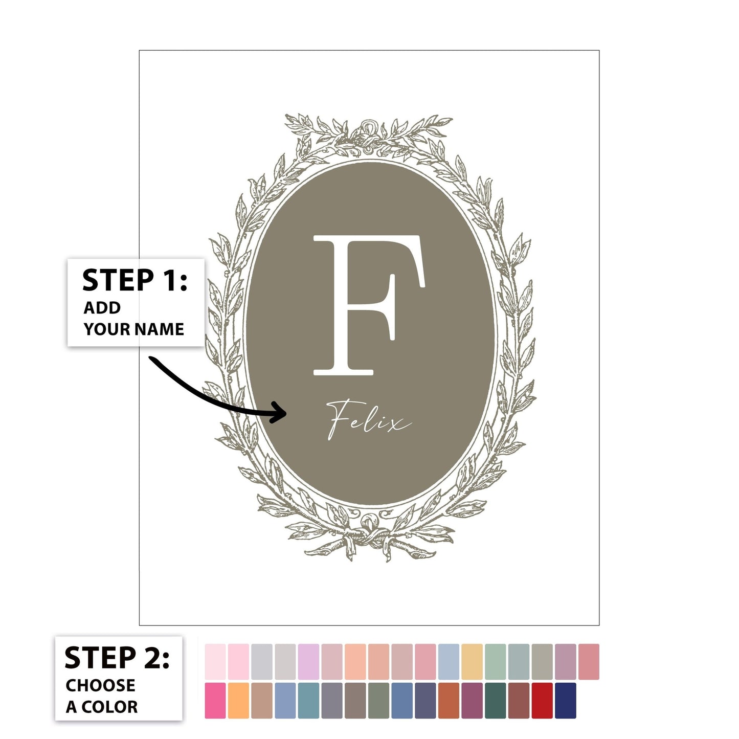 Kids Letter F Personal