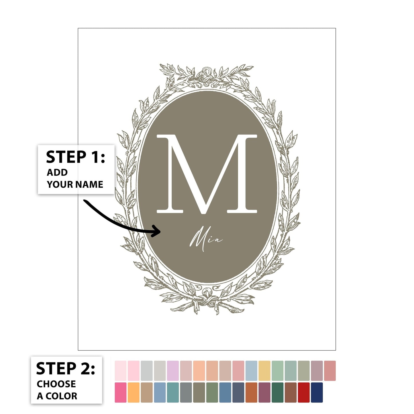 Kids Letter M Personal