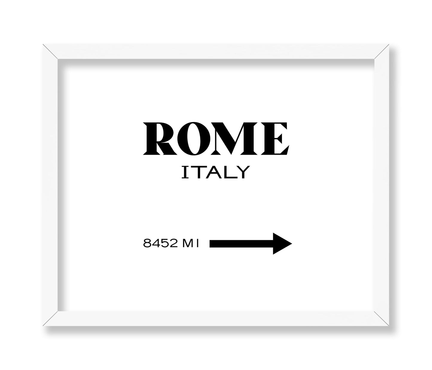 Rome Italy Sign