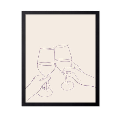 Cheers Line Drawing No6