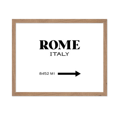 Rome Italy Sign