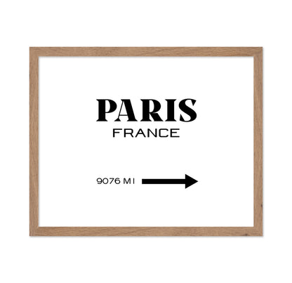 Paris France Sign