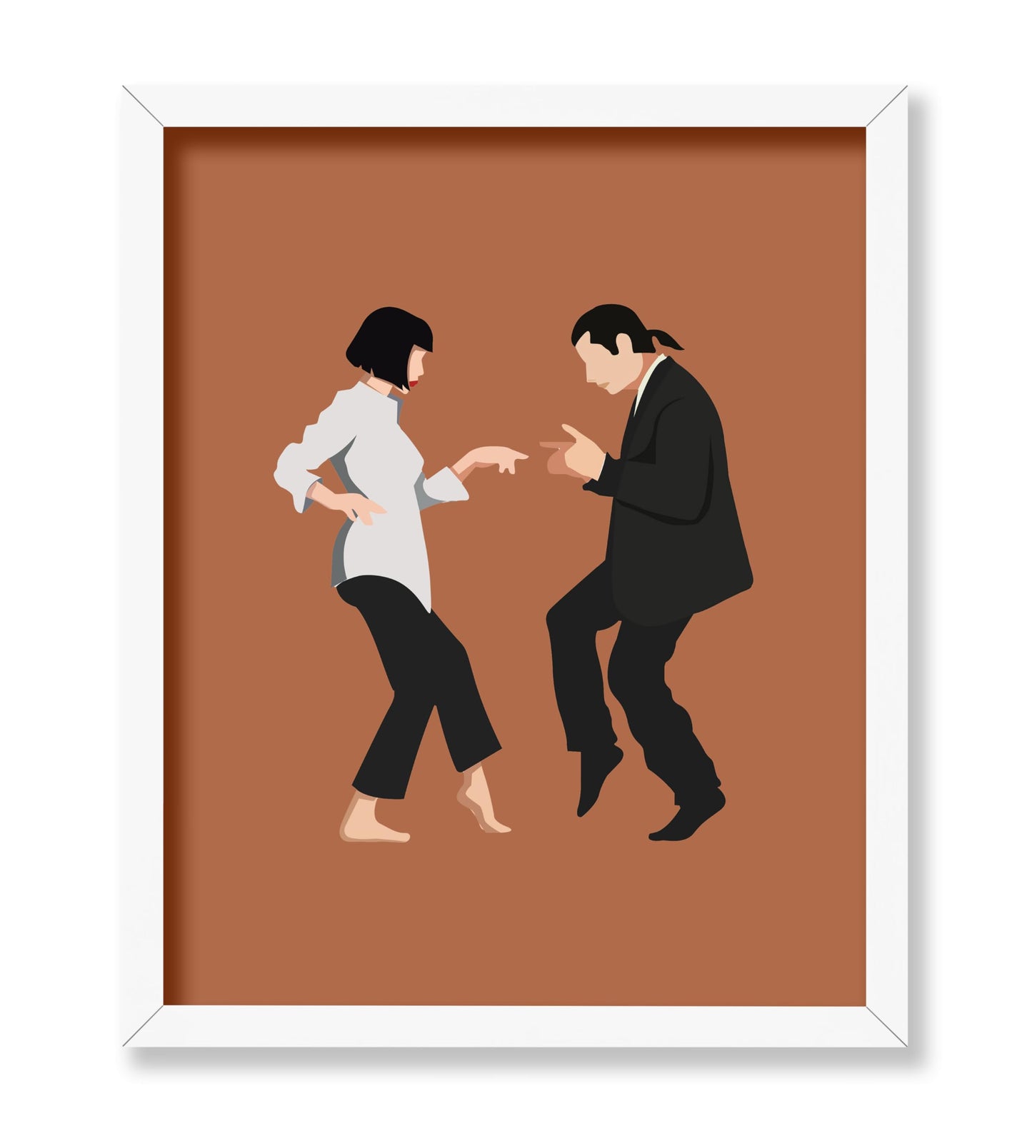 Brown Pulp Fiction Twist Dance