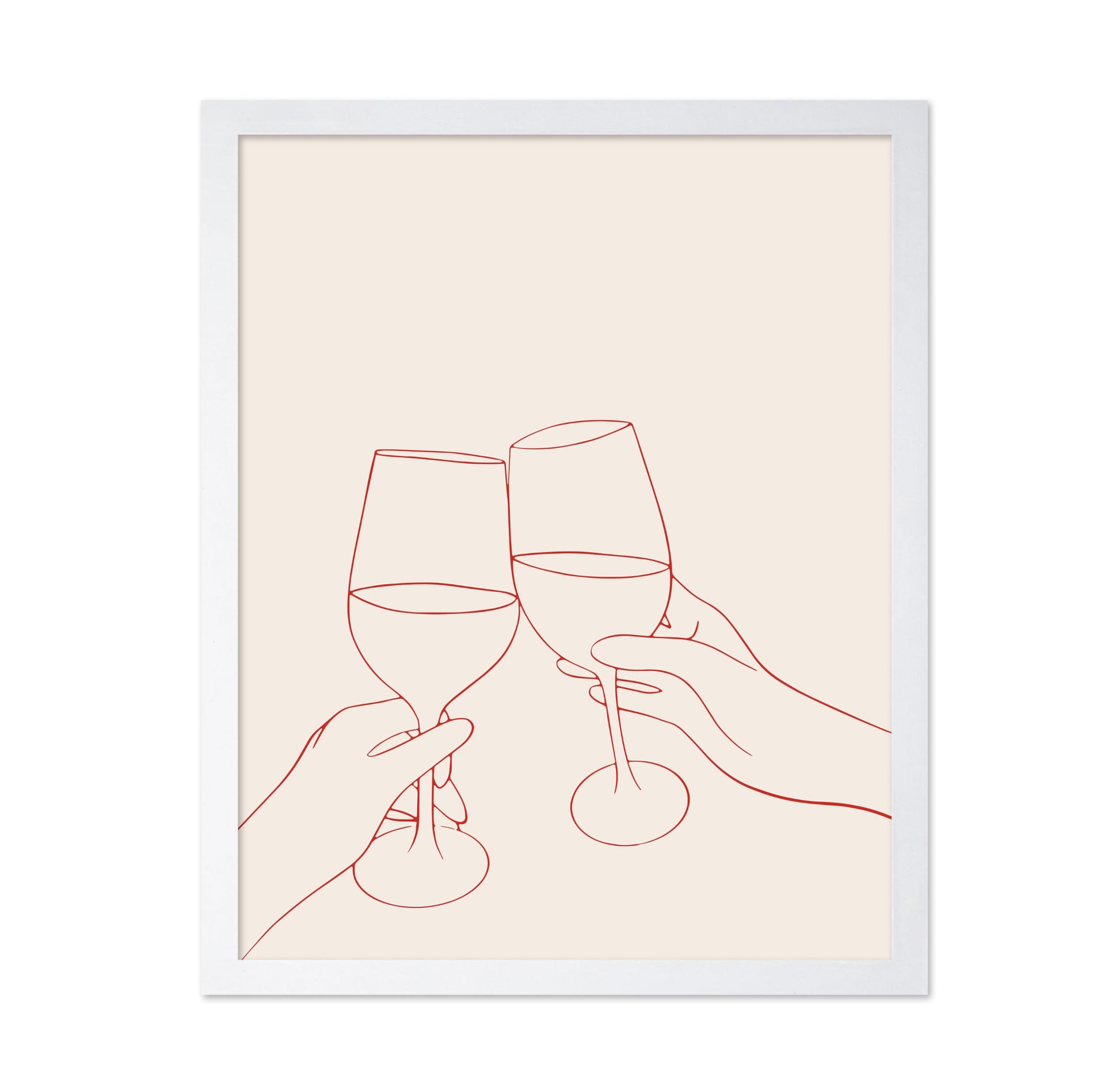 Cheers Line Drawing No2