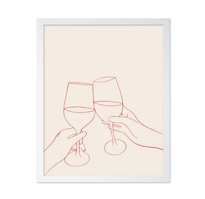 Cheers Line Drawing No2