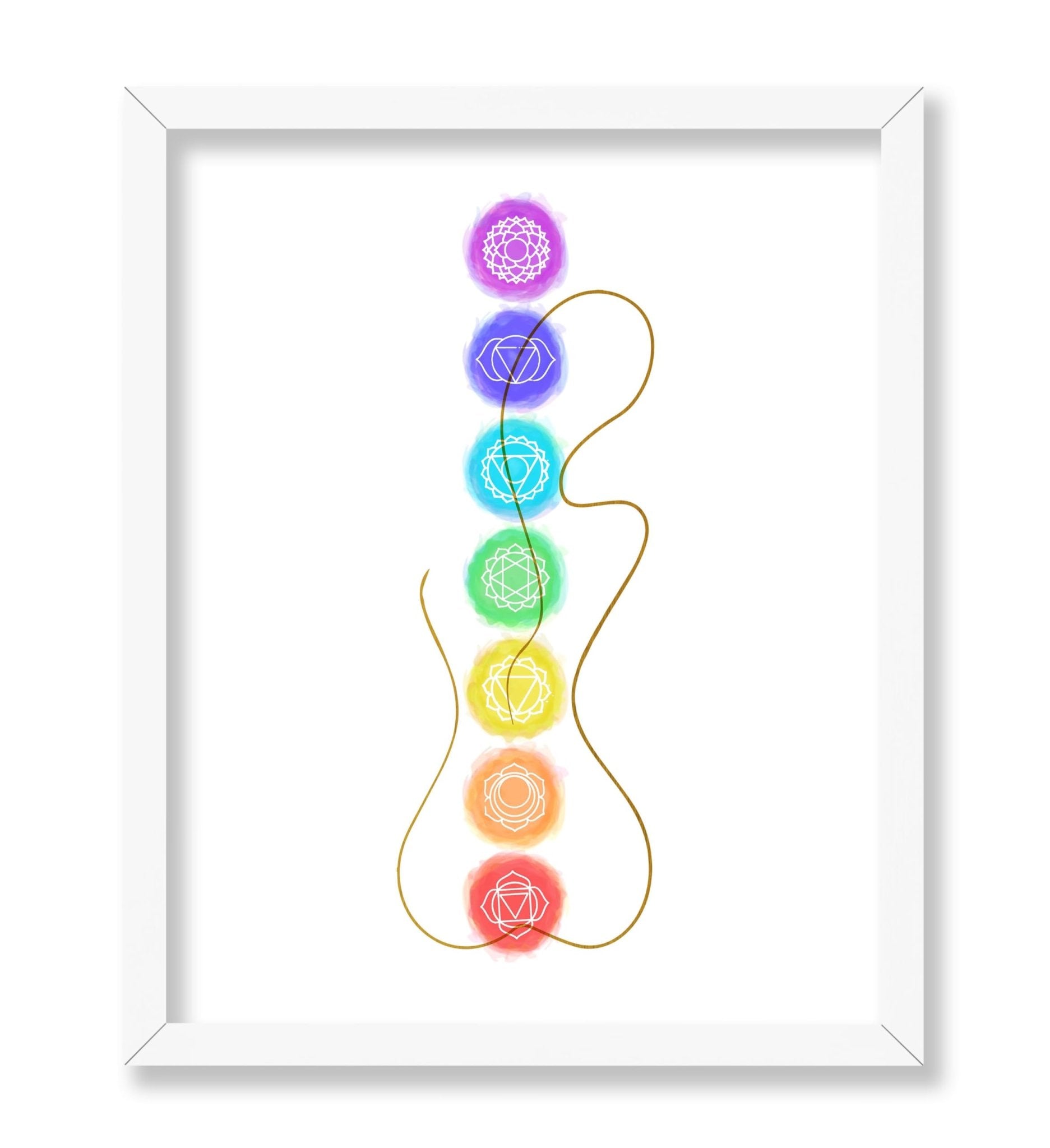 Chakra Woman Silhouette