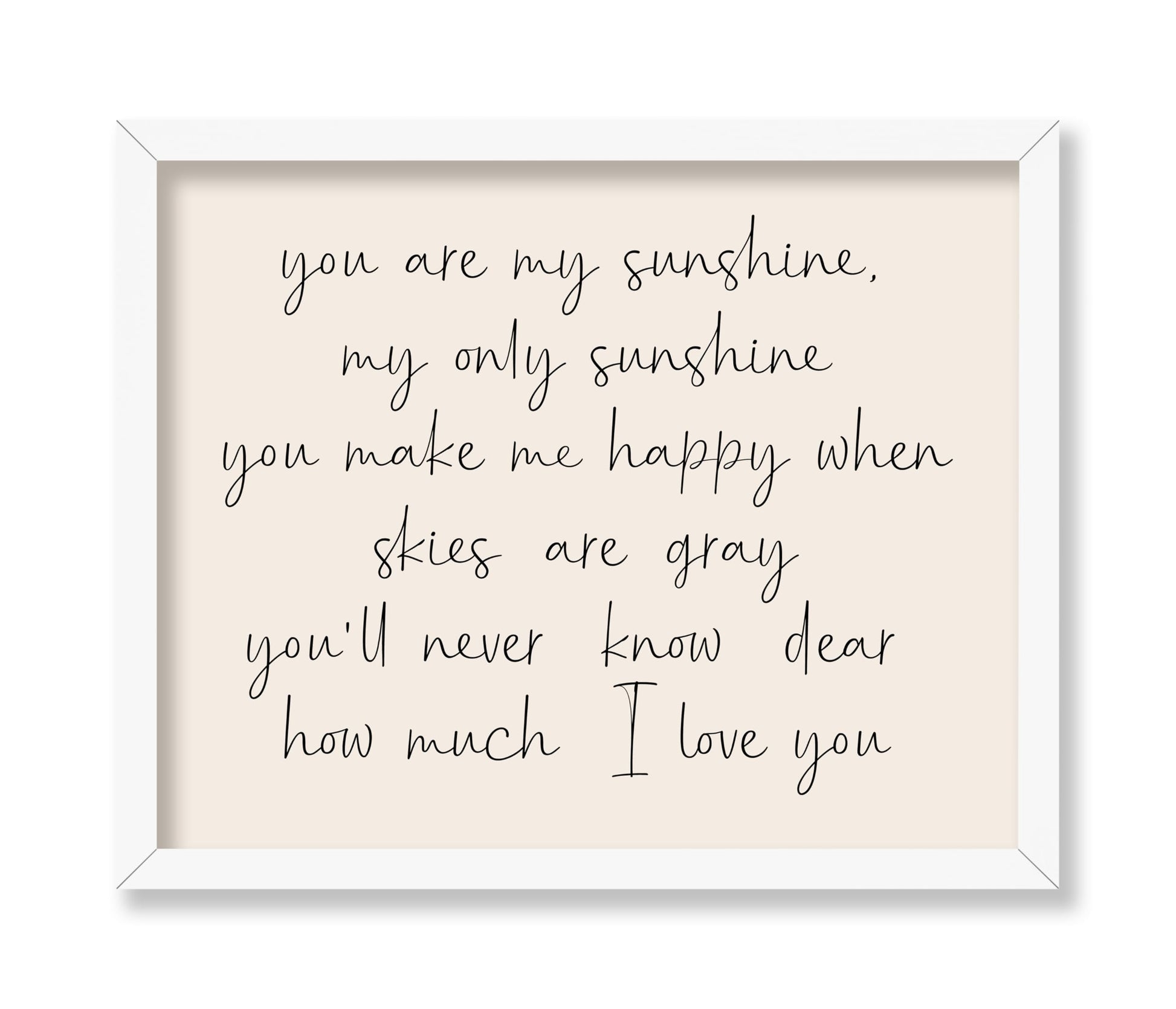 You Are My Sunshine No5