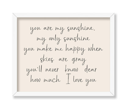 You Are My Sunshine No5