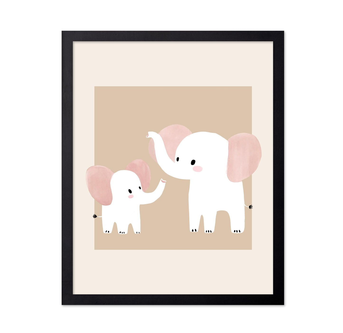 Mommy and Baby Elephant