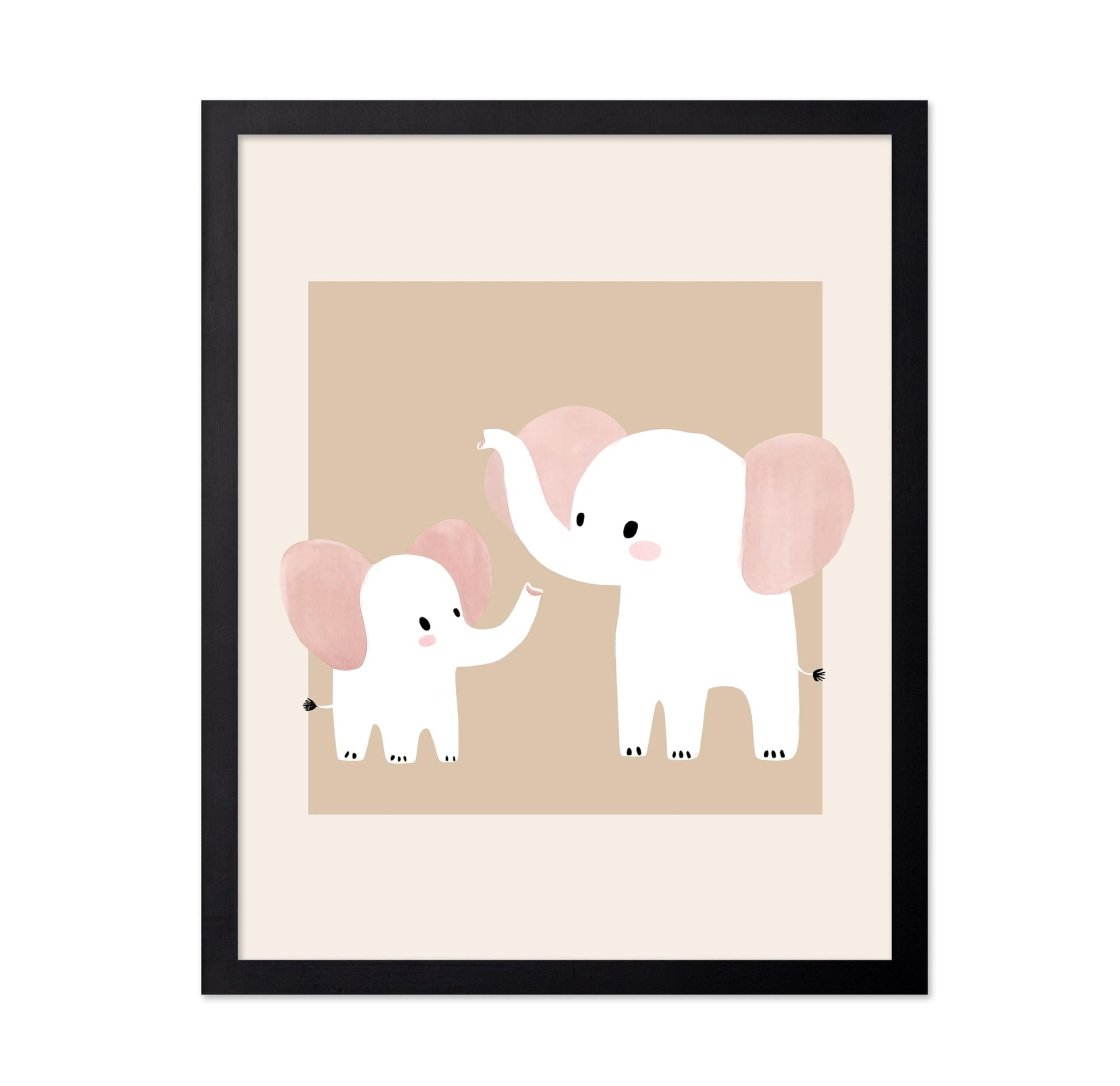 Mommy and Baby Elephant