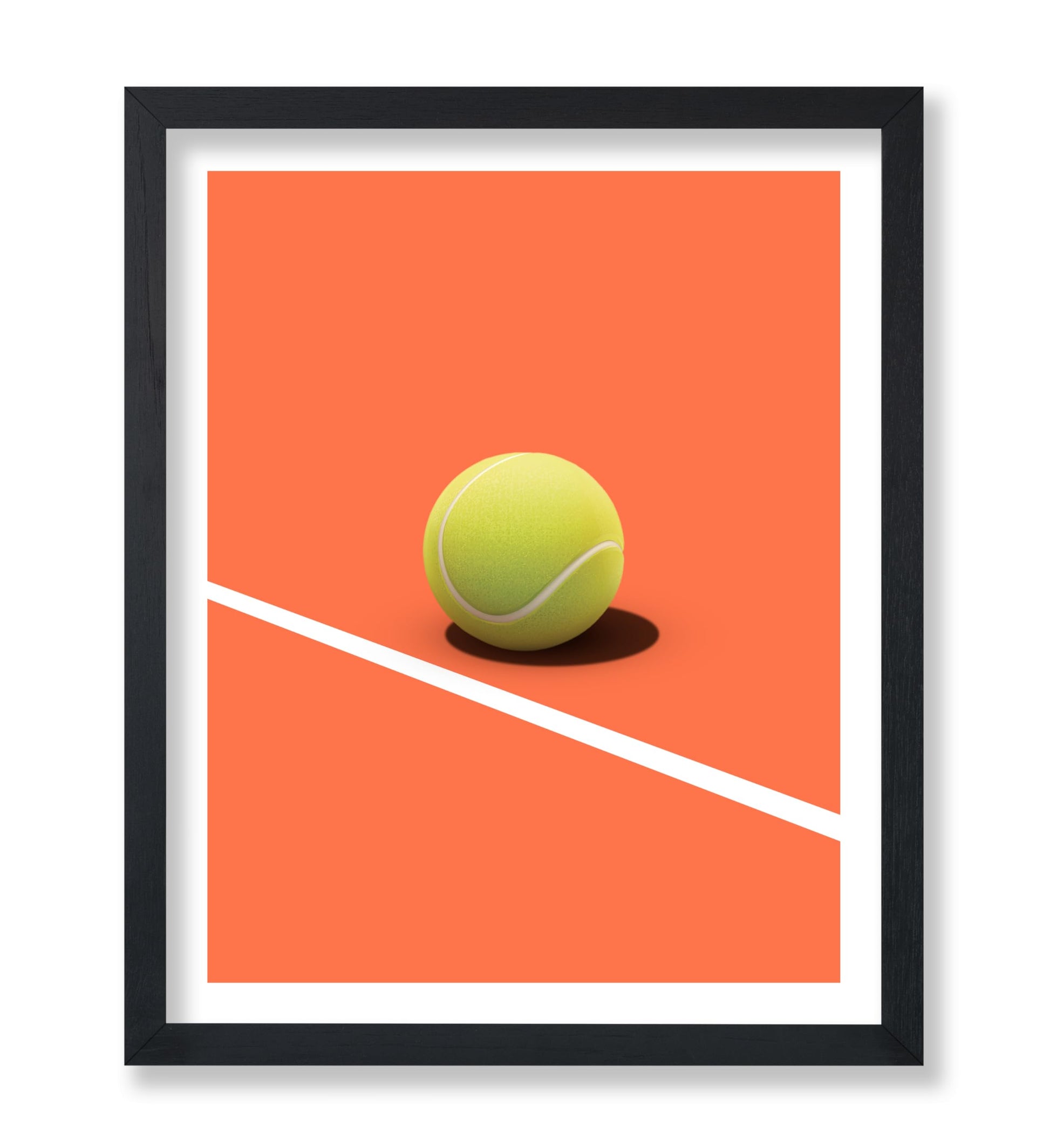 Tennis Ball on Court No1