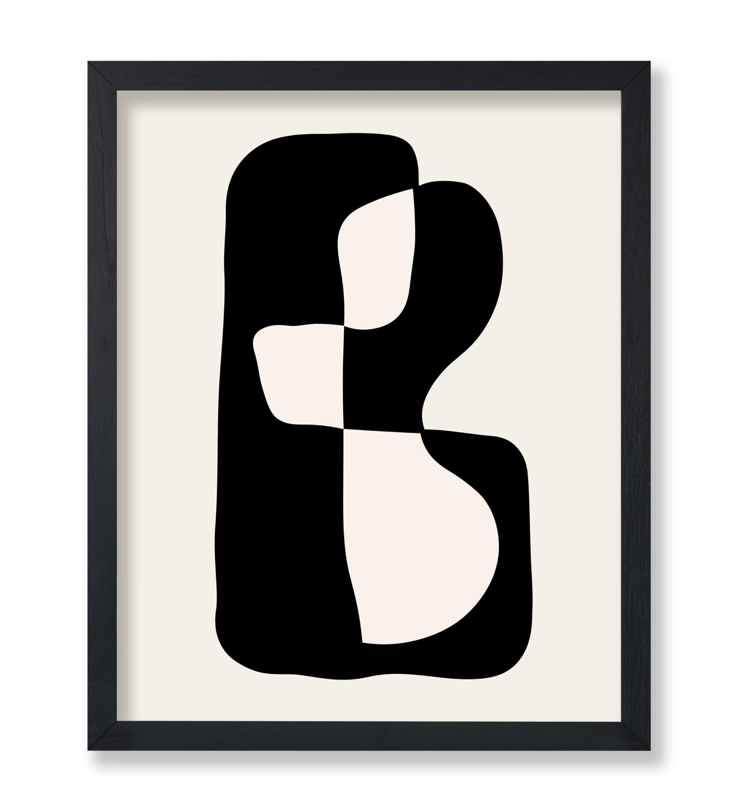 Abstract Black Shape