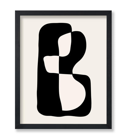 Abstract Black Shape