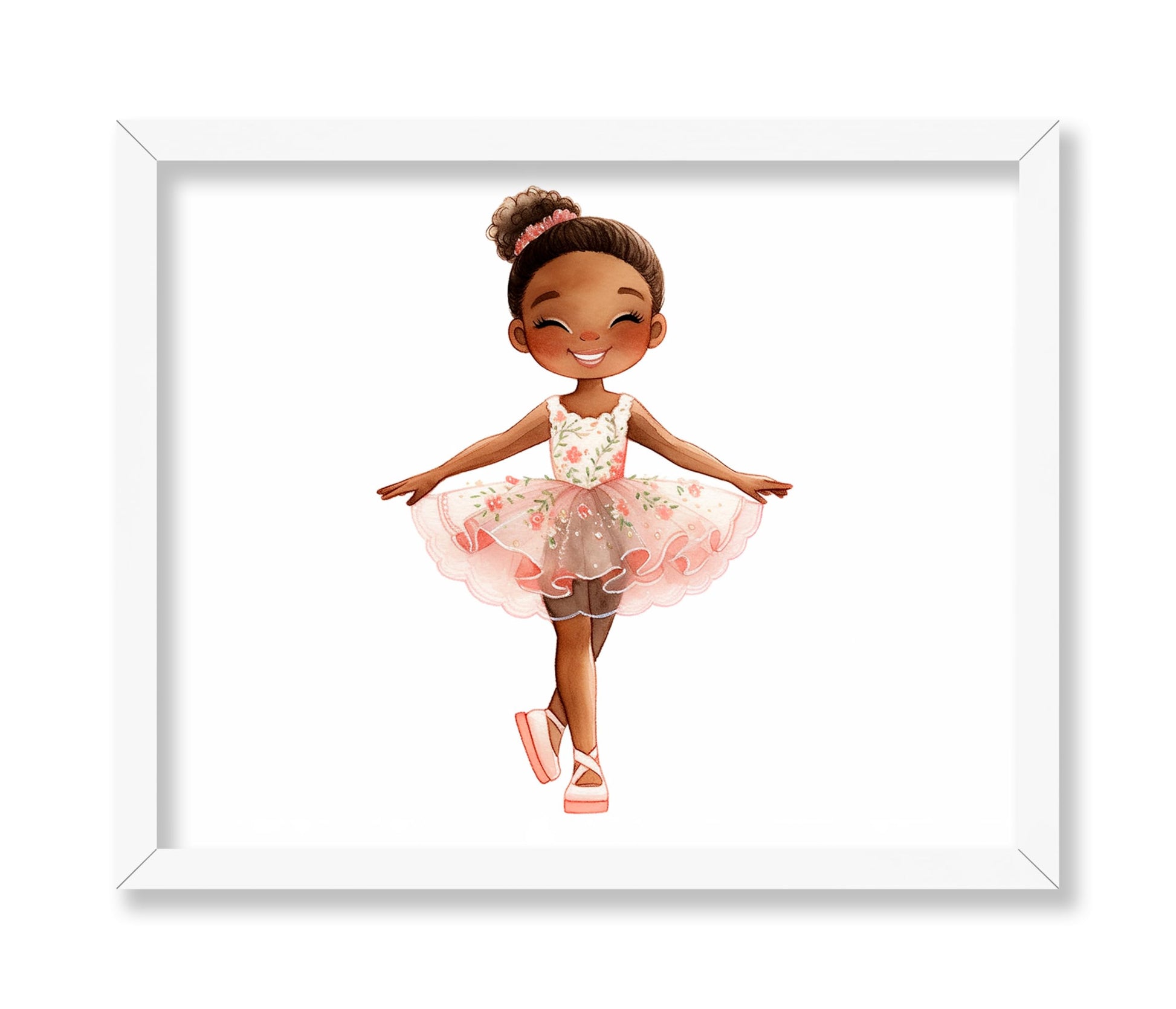 Little Black Ballerina Girl No4