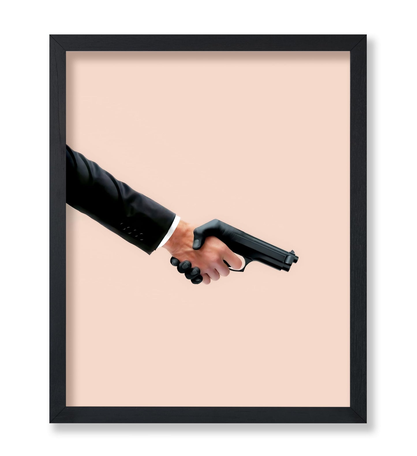Hand Holding Pistol