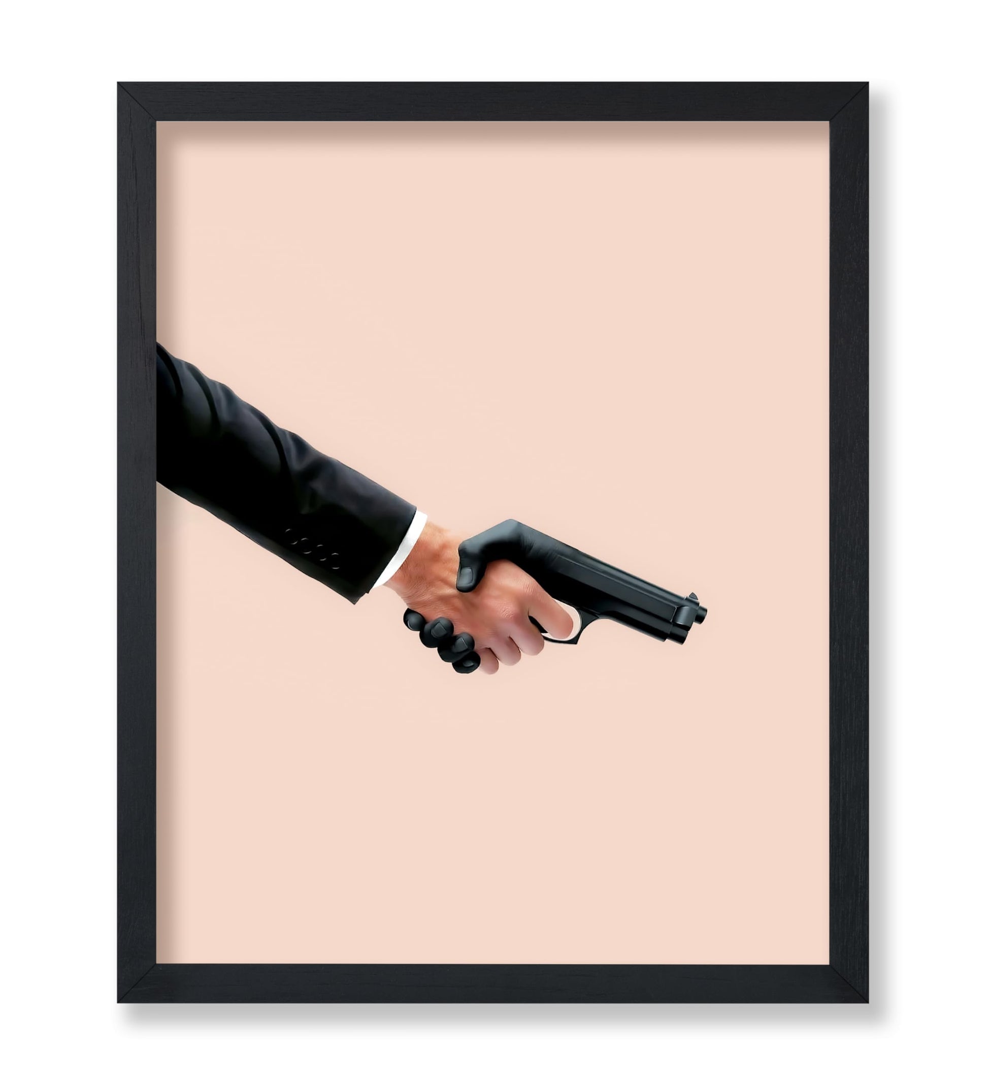 Hand Holding Pistol