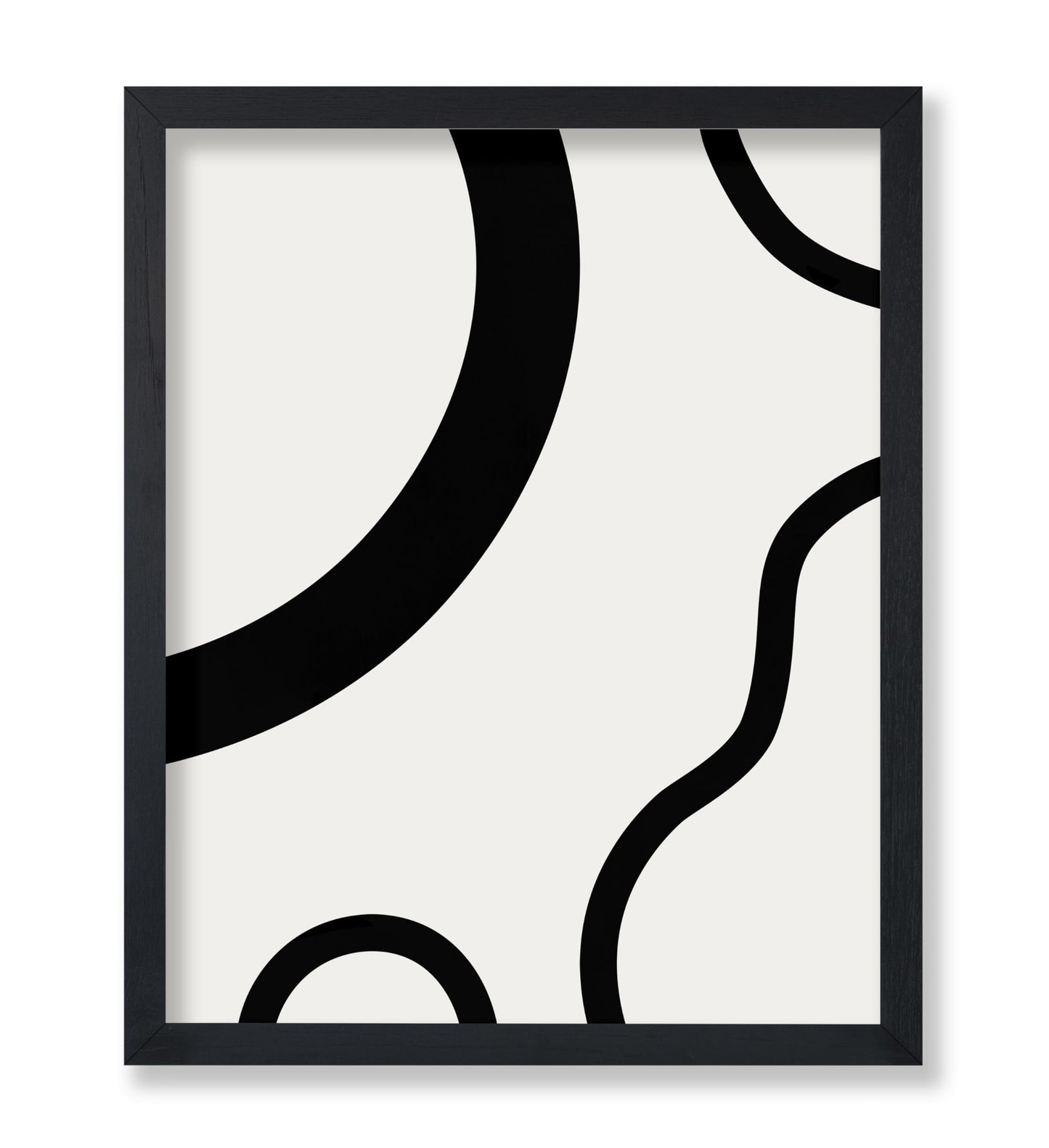 Black Curved Lines