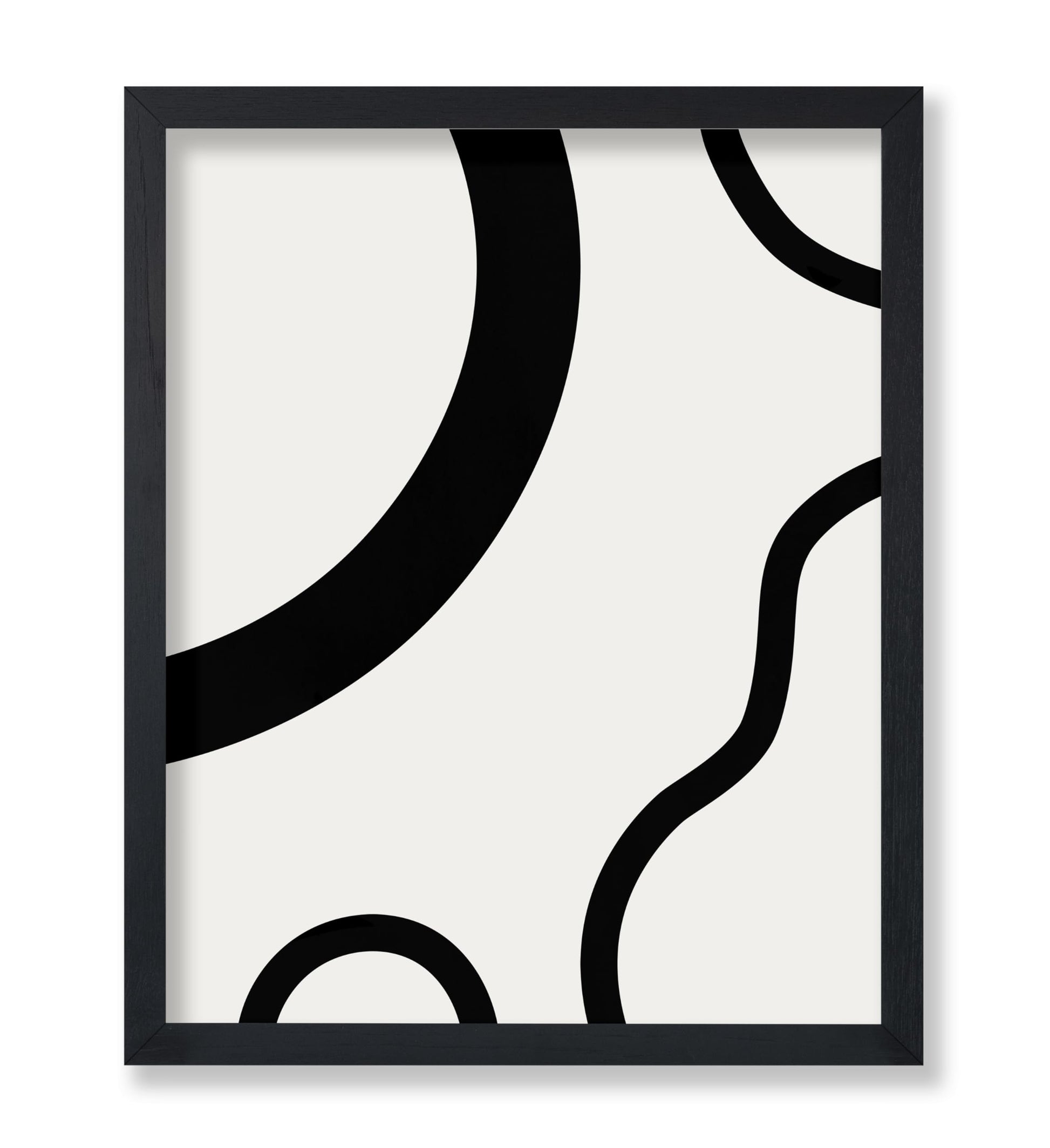 Black Curved Lines