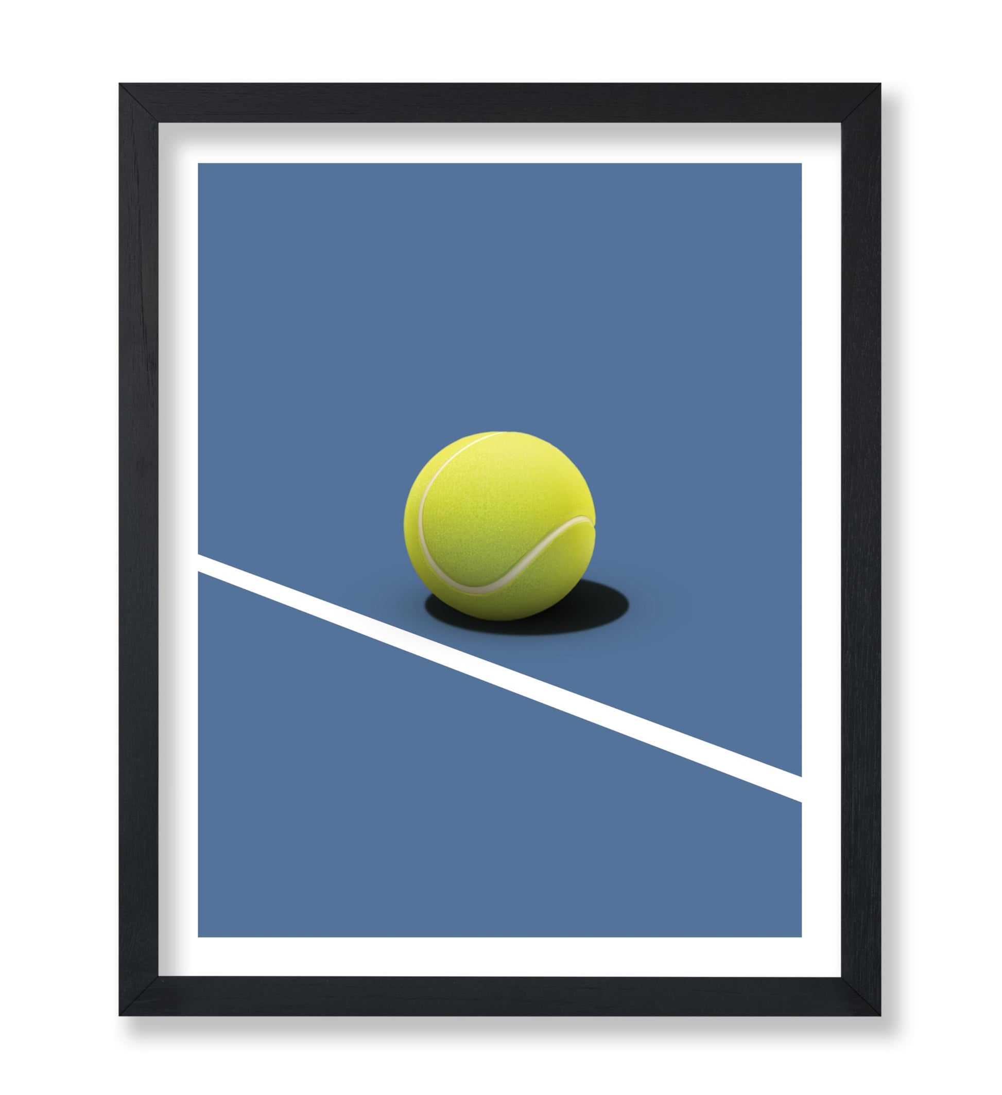 Blue Tennis Court
