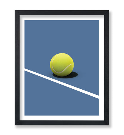 Blue Tennis Court