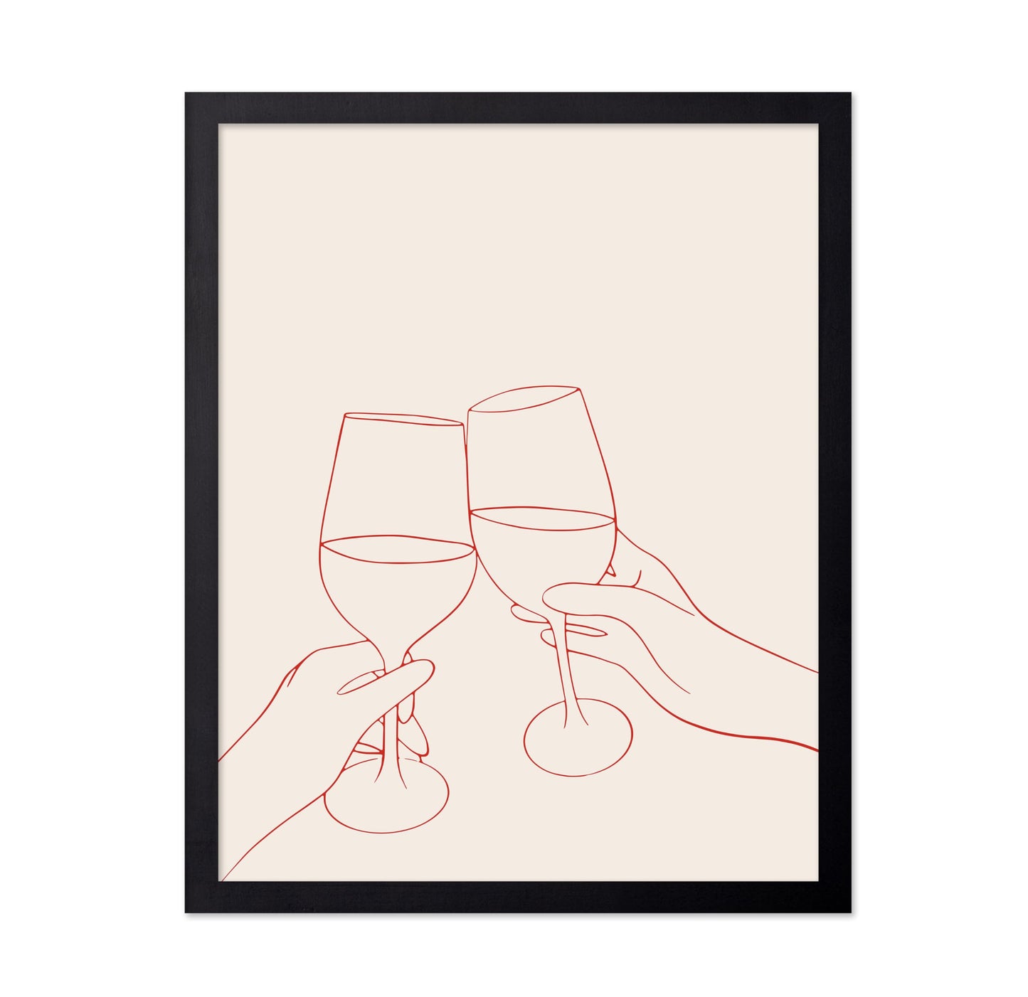Cheers Line Drawing No2
