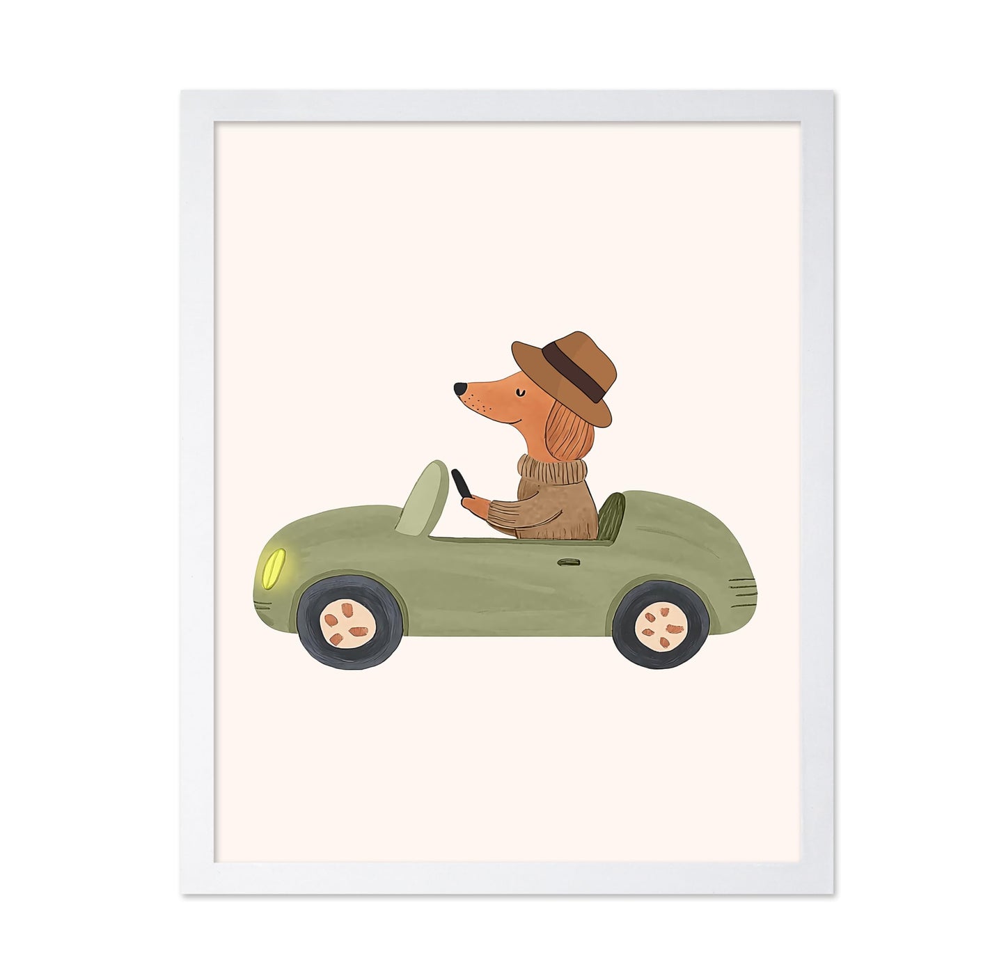 Dog Driving Car