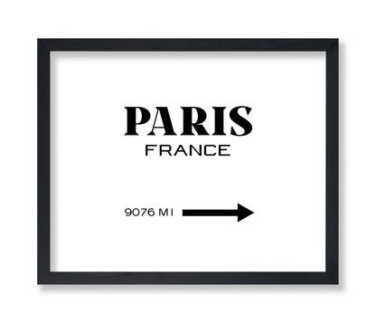 Paris France Sign