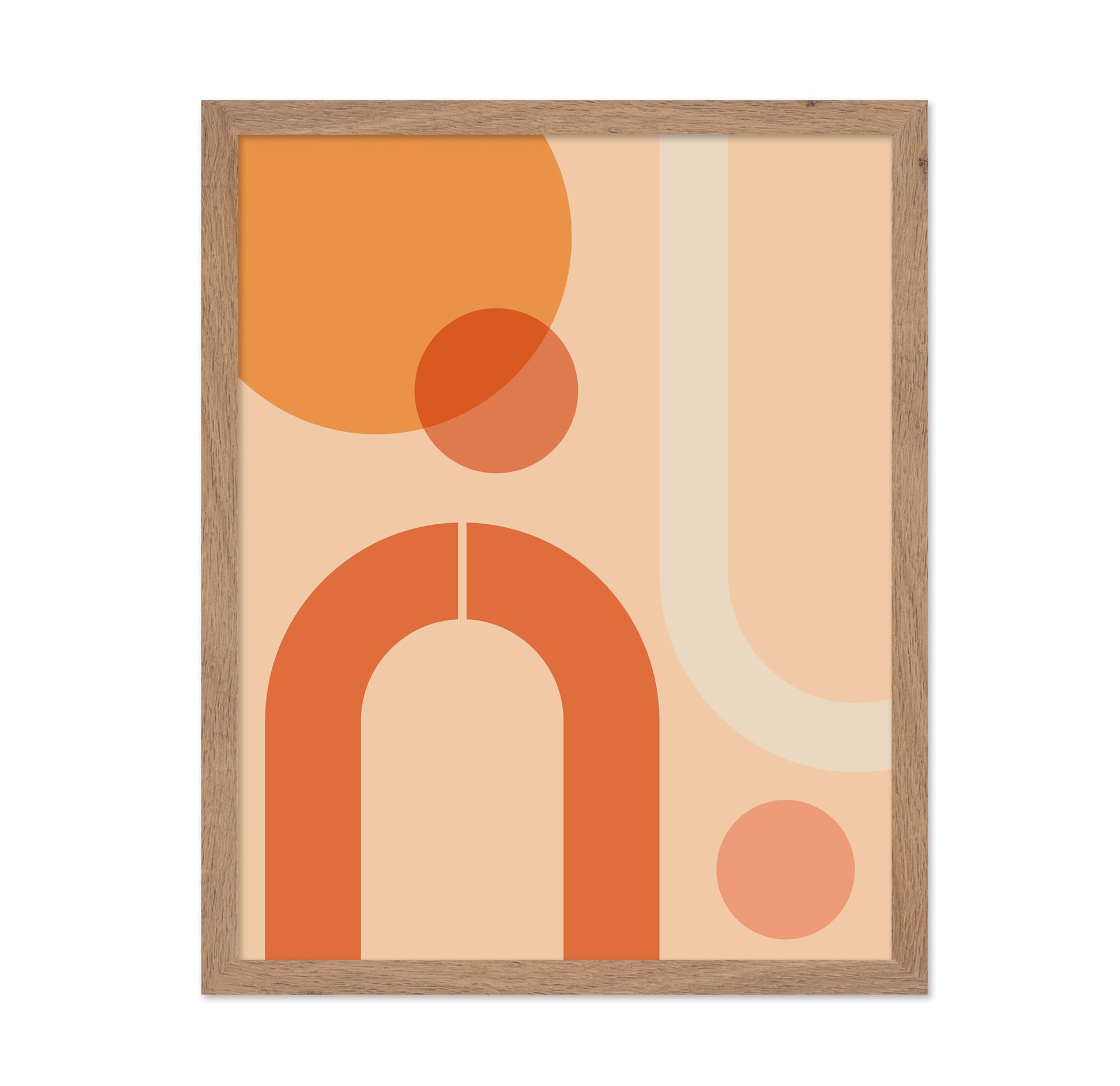 Orange Shapes No1