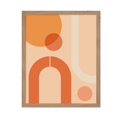Orange Shapes No1