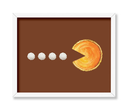 Pumpkin Pie Eating Whipped Cream