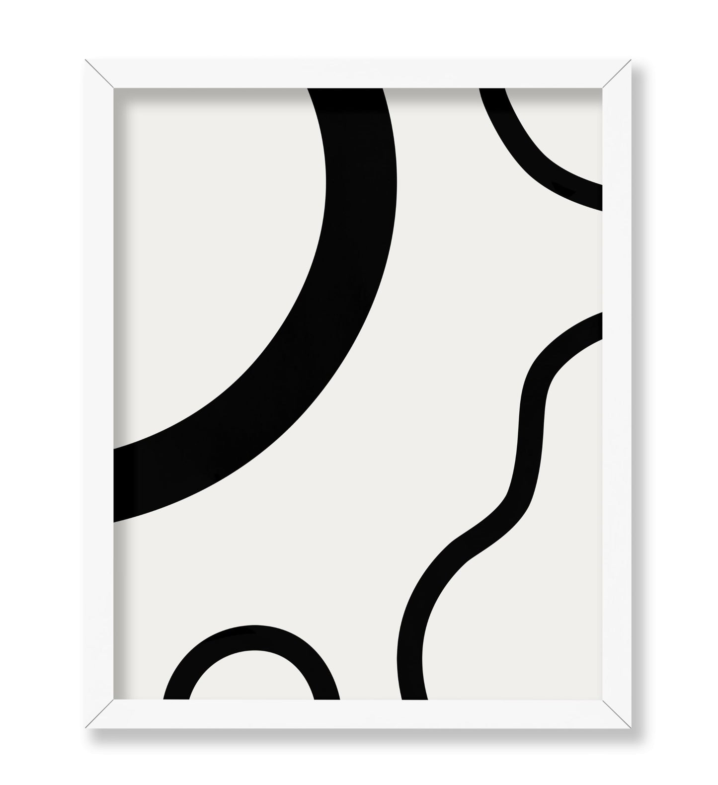 Black Curved Lines