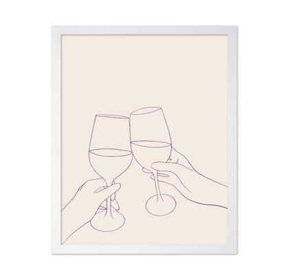 Cheers Line Drawing No6