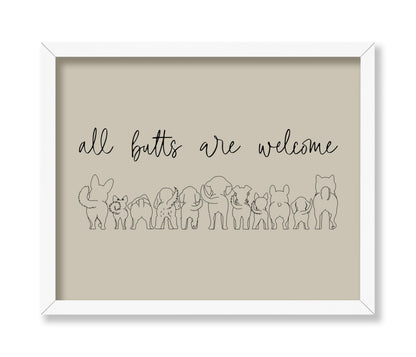 All Butts are Welcome No1