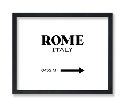 Rome Italy Sign